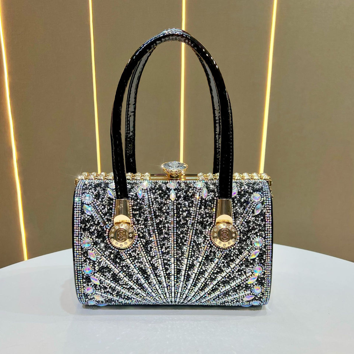 Luxe Kristall-beschichtete Abendhandtasche