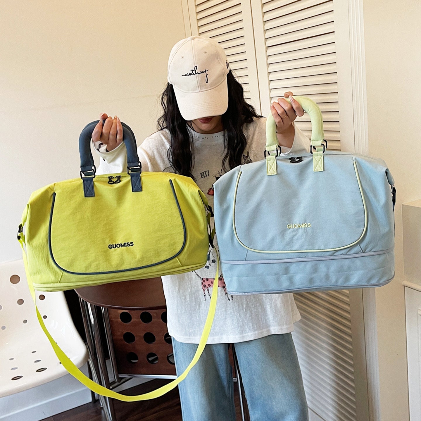 Vielseitige multifunktionale Fitness- und Reisetasche Brehn