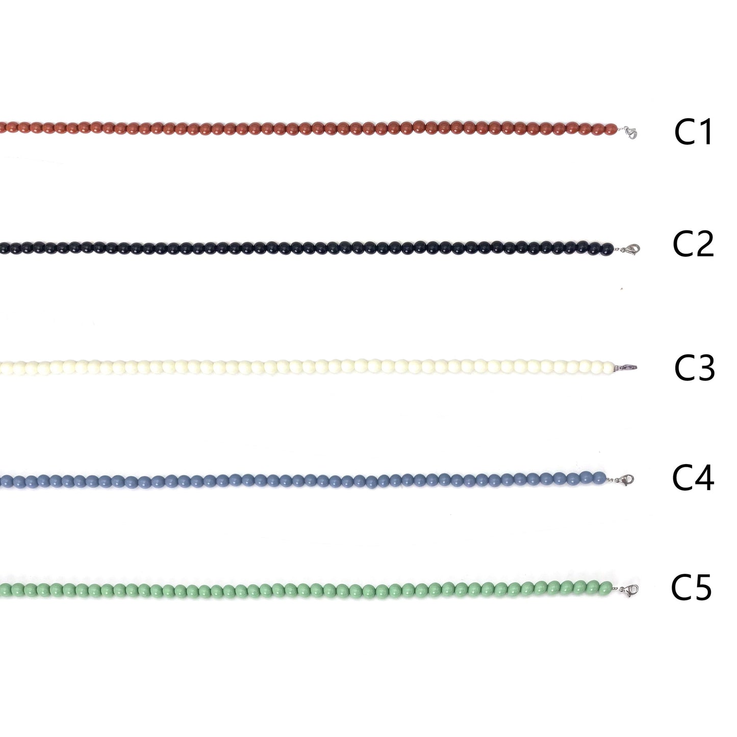 Chic Perlen Brillen Kette Brehn