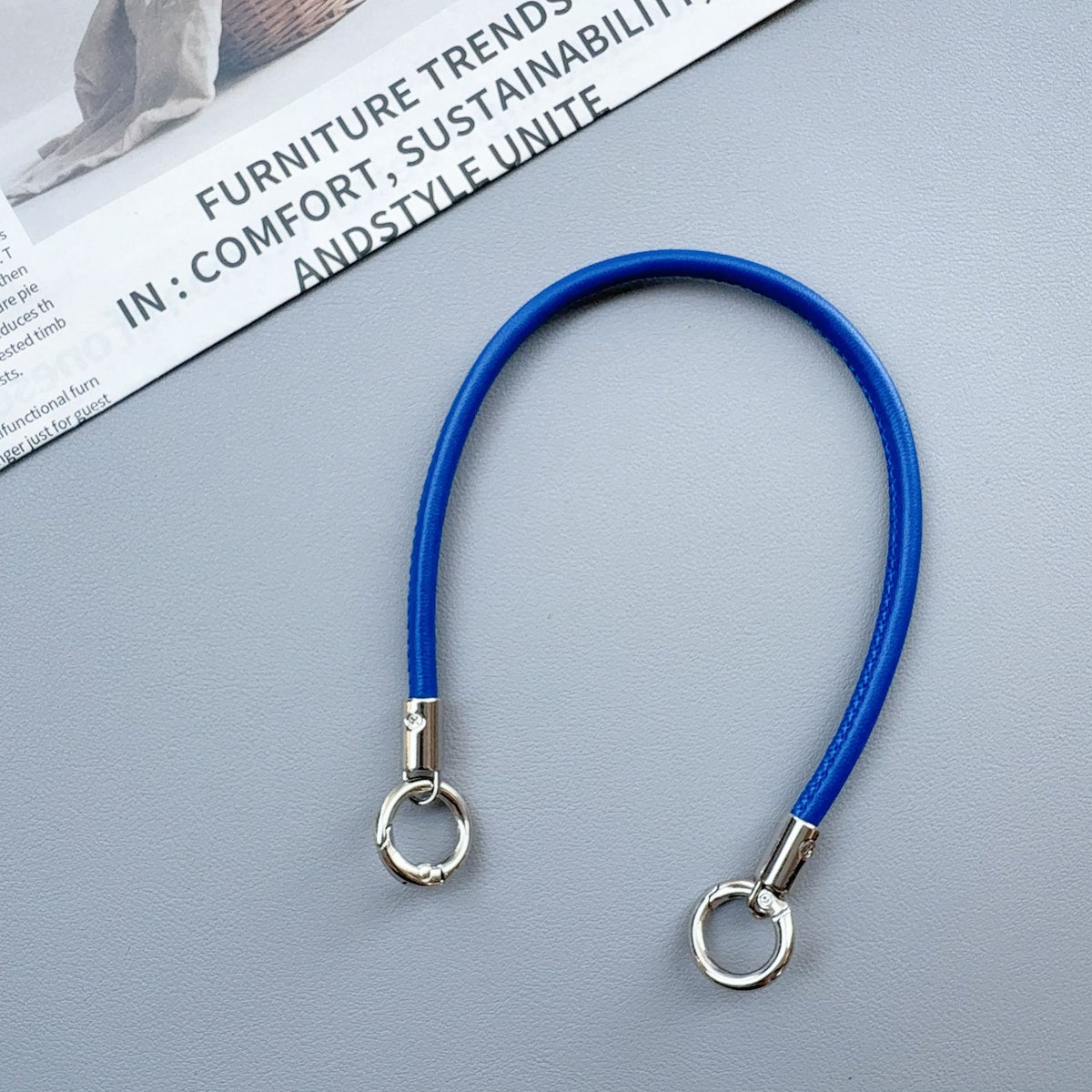 Premium langlebiger Schlüsselband mit Metallclips Brehn
