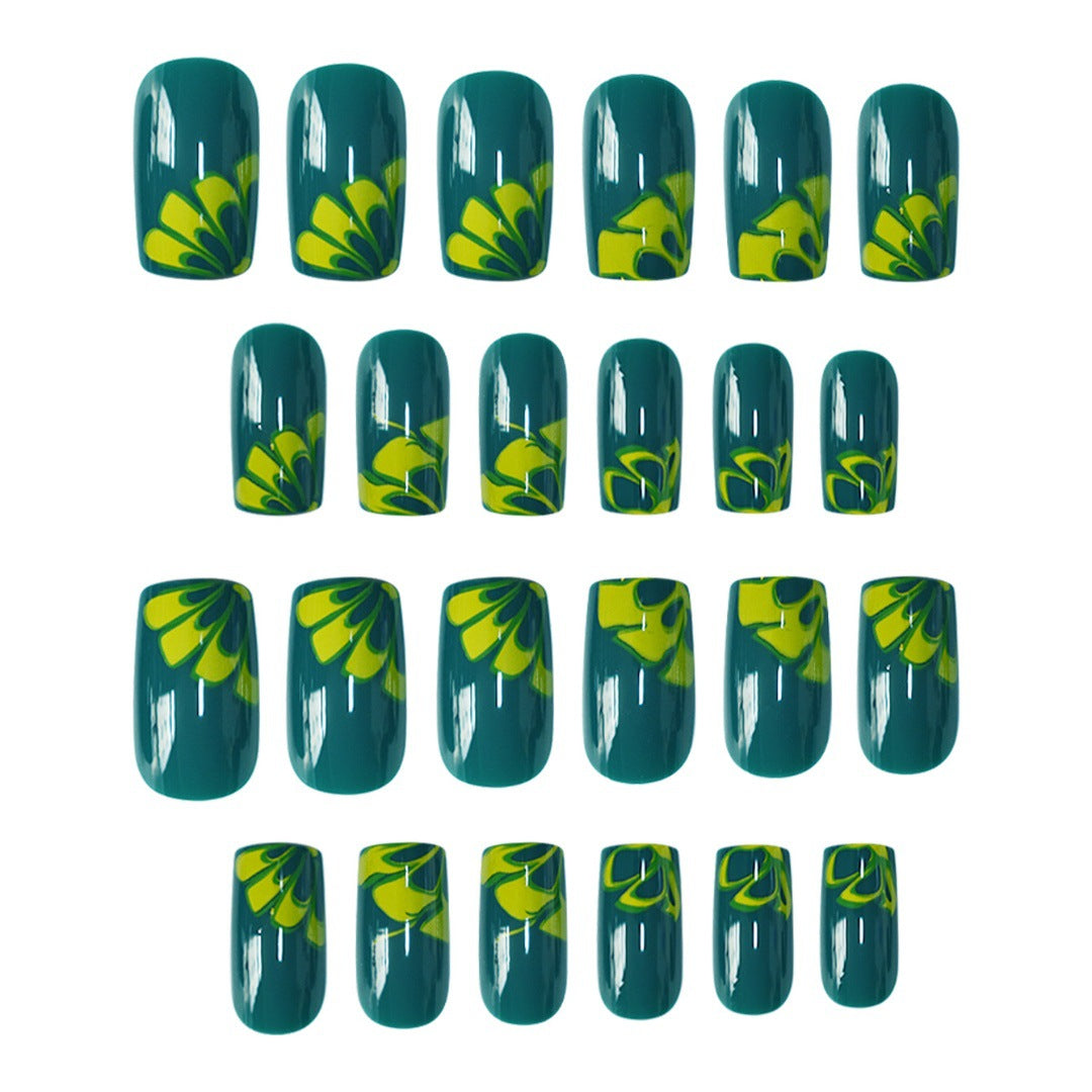 Künstlerische Aquarell-Nagelkunst Brehn