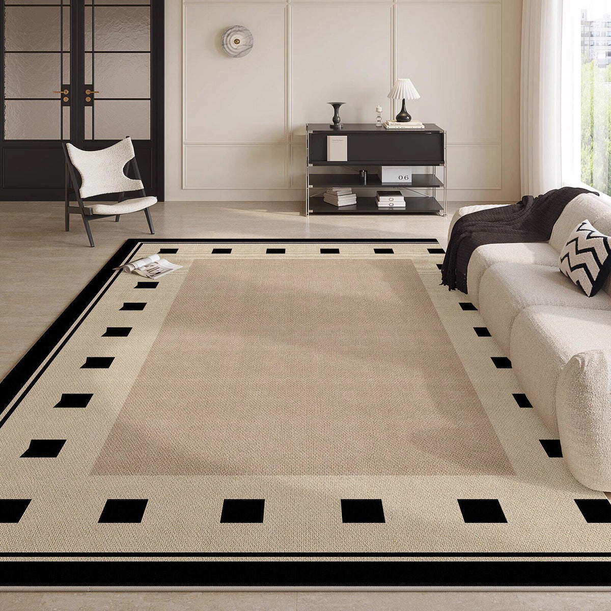Modern geometrischer Teppich