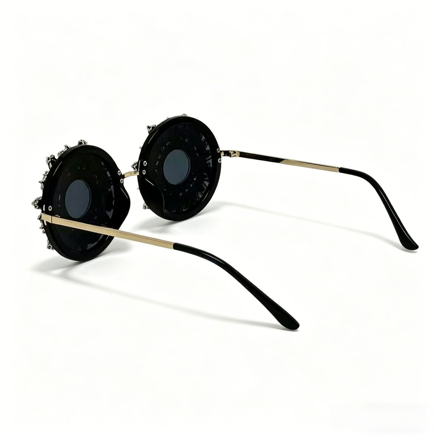 Damen Glamouröse Sonnenbrille mit floralem Kristallrahmen Brehn