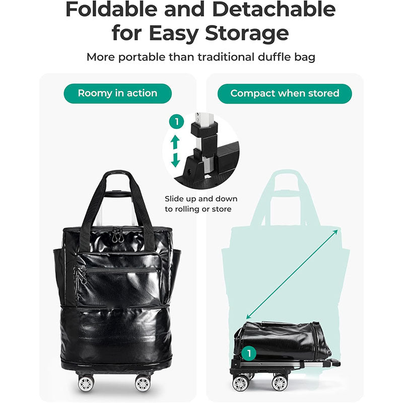 Rollende Multifunktionale Reisetasche mit Mehreren Fächern Brehn