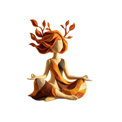 Dekorative Meditative Naturfigur Brehn