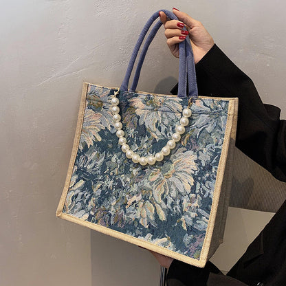 Elegante Blumenmuster Tasche