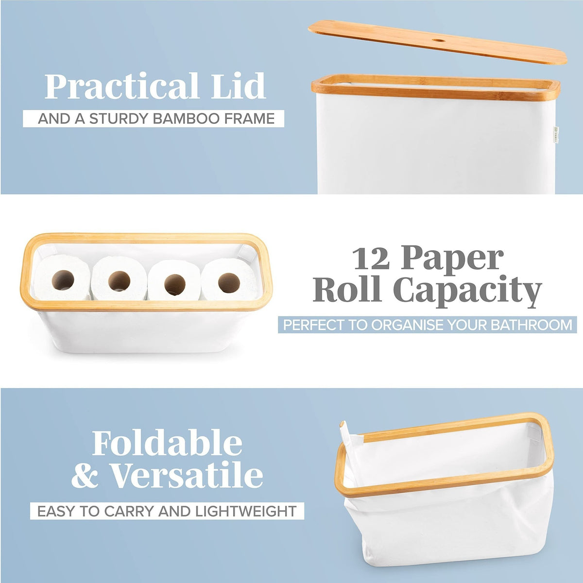 Hochwertiger Toilettenpapier-Organizer Brehn
