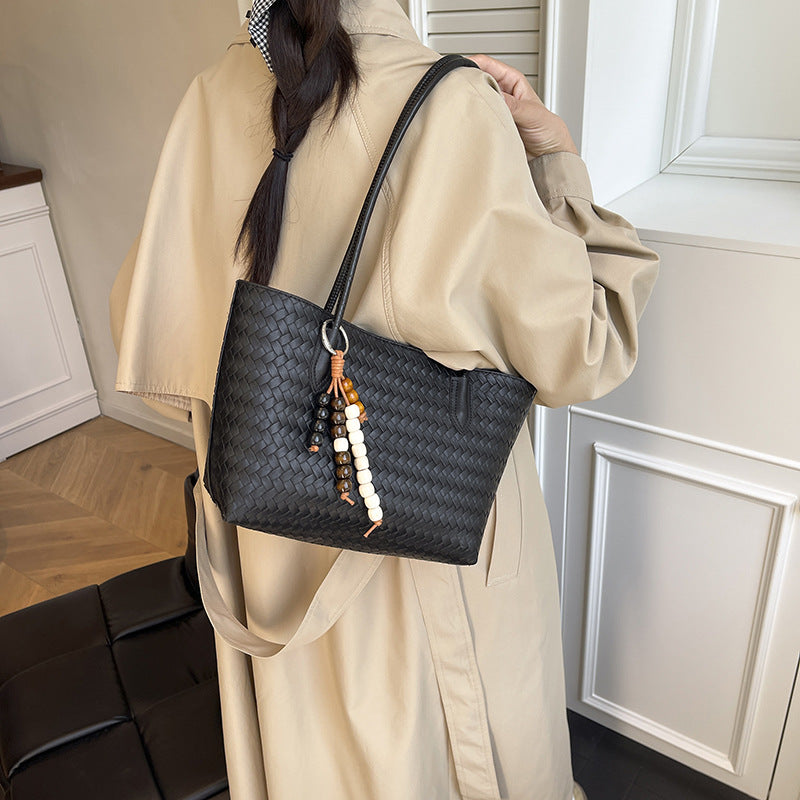 Gewebte Textur Schulter Tasche