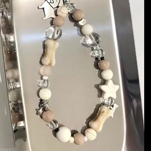 Hund-Themen Charm Perlenarmband Brehn