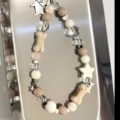 Hund-Themen Charm Perlenarmband Brehn