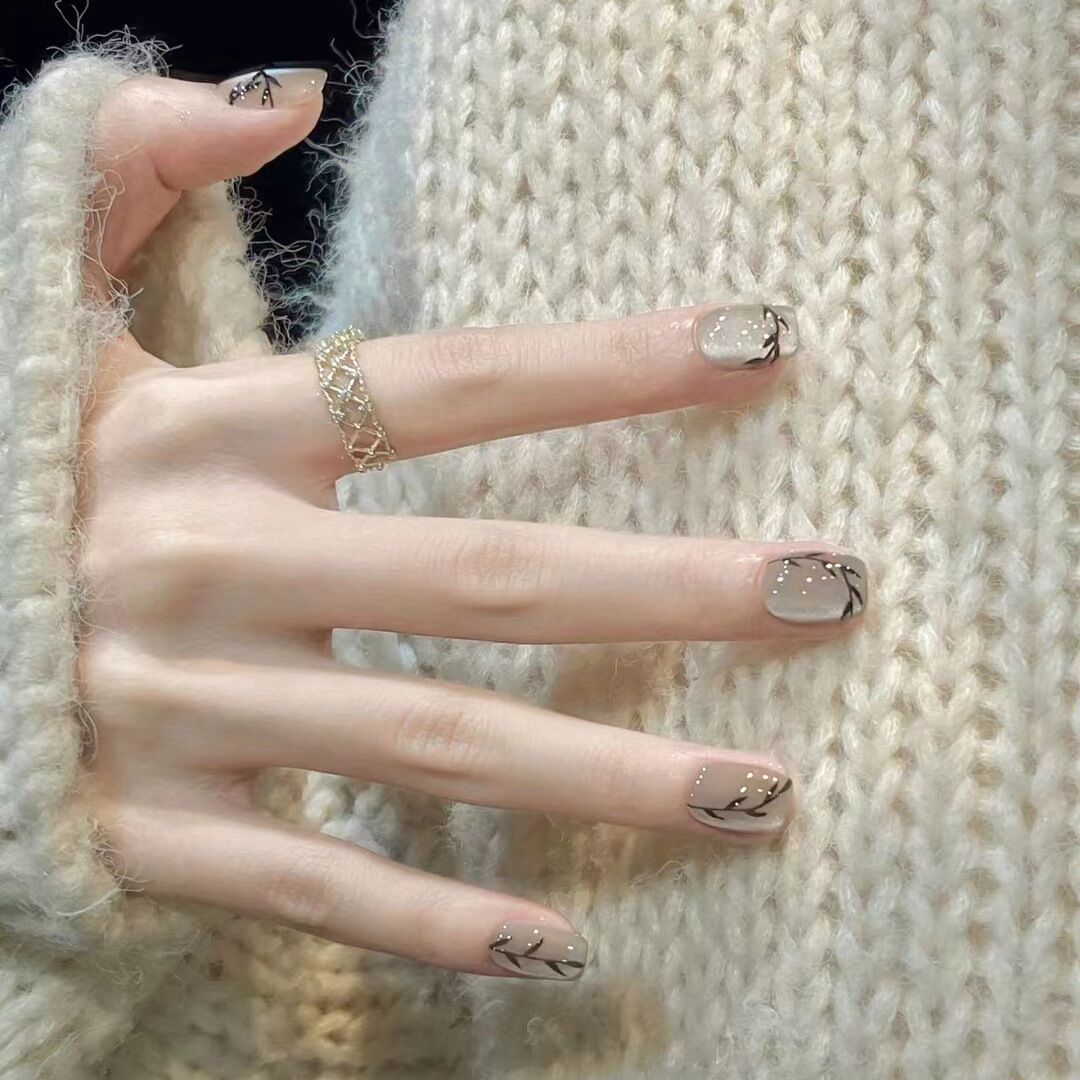 Premium Glitzernde Press-On Nagelerweiterungen Brehn