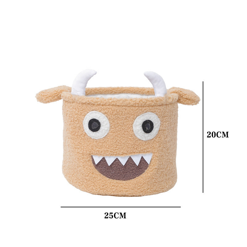 Aufbewahrungskorb im niedlichen Monsterdesign