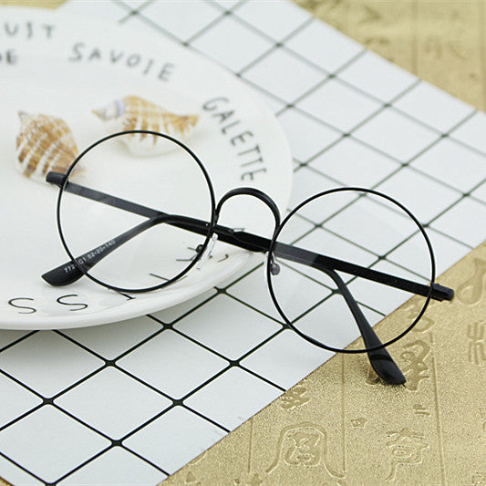 Damen Runde Brille mit filigranem Metallrahmen Brehn