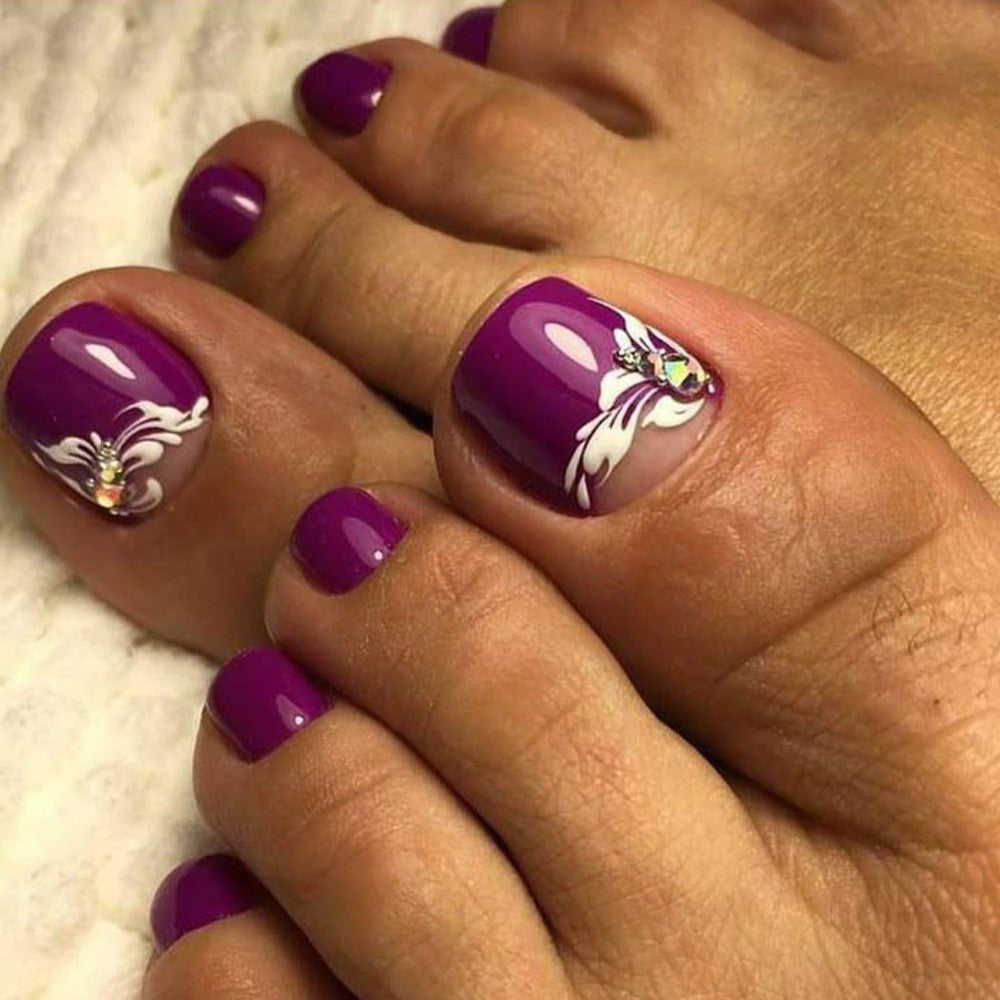 Elegante Fußnagelkunst Brehn