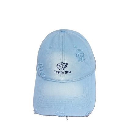 Damen Distressed Casual Bestickte Baseballmütze Brehn