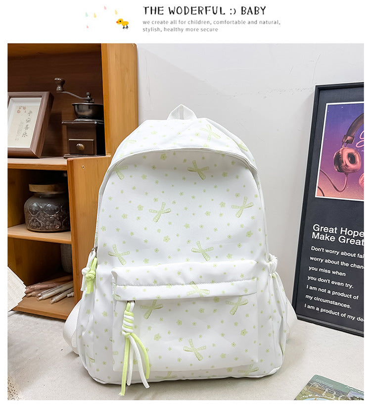 Blumenmuster Wanderrucksack Schule