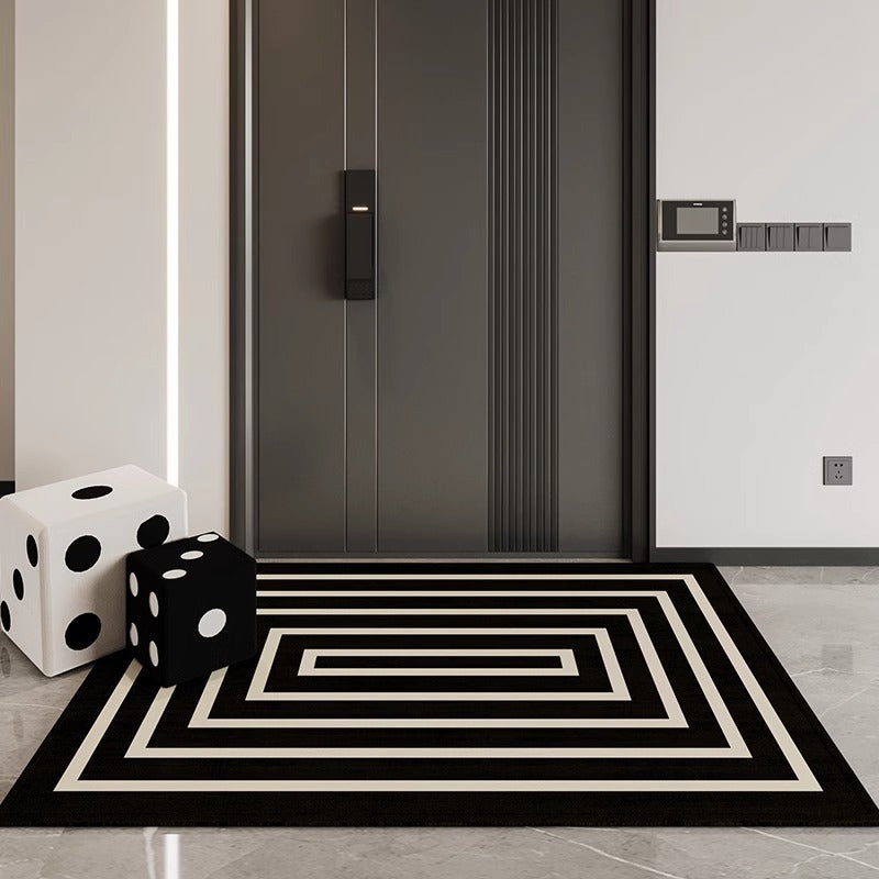 Moderne geometrische Fußmatte