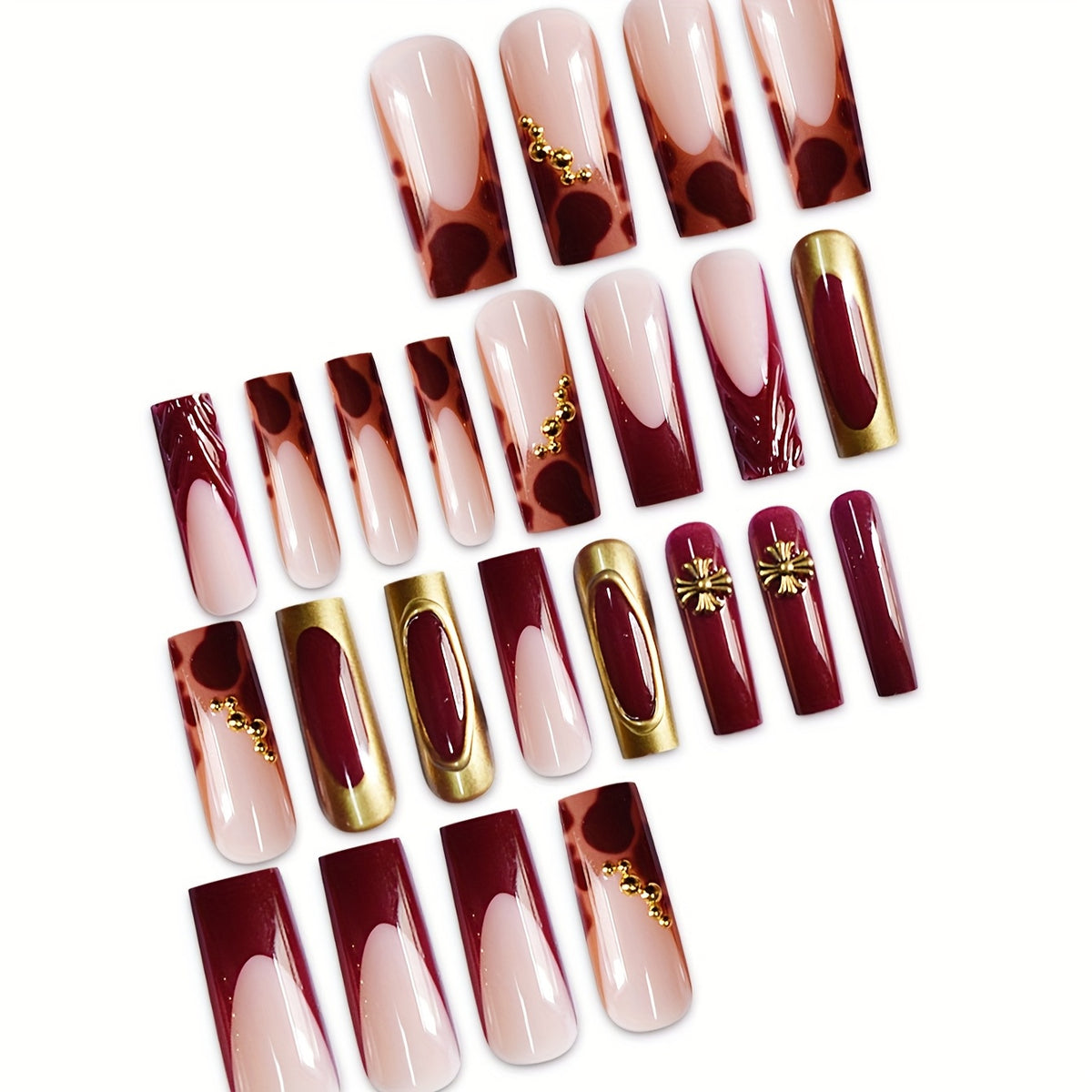 Glamouröse Acryl-Nagelkunst Brehn