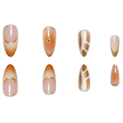 Premium Stiletto-Nagelverlängerungen mit künstlerischem Design Brehn