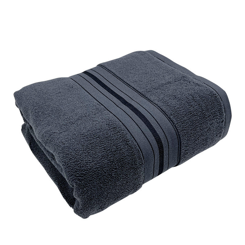 Hochwertiges Frottee-Badetuch Mit Eleganter Streifendetail Brehn