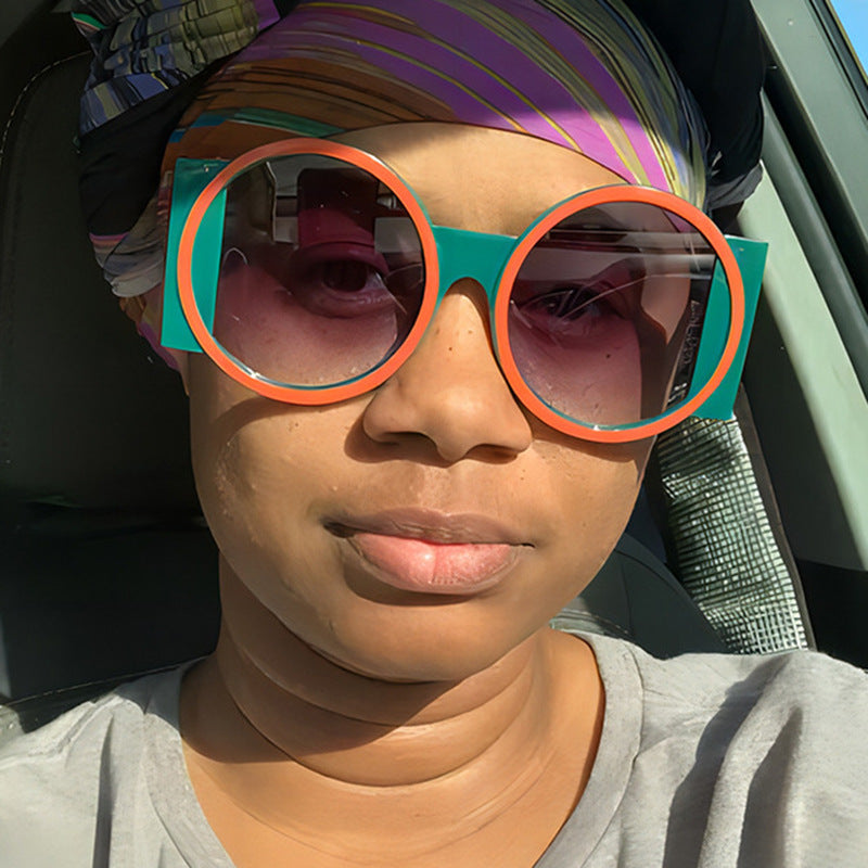 Damen oversized Sonnenbrille mit eckigem Rahmen und UV-Schutz Brehn