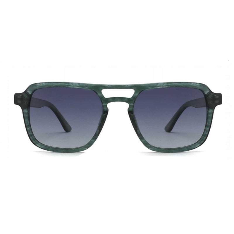 Damen Sonnenbrille mit robustem, stilisierten Kunststoffrahmen und harmonisch verlaufenden Gläsern Brehn