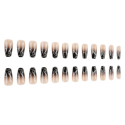 Künstlerische langanhaltende Gel-Nagelverlängerungen Brehn