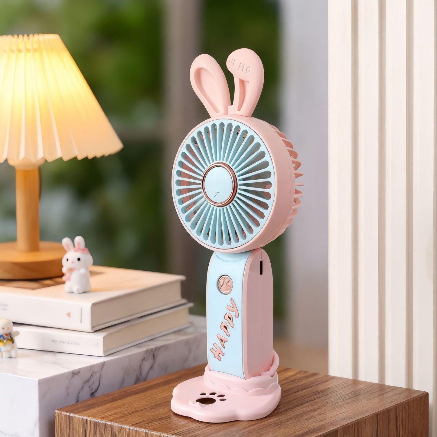 Damen Tragbarer USB Handventilator mit süßem Bärenmotiv Brehn
