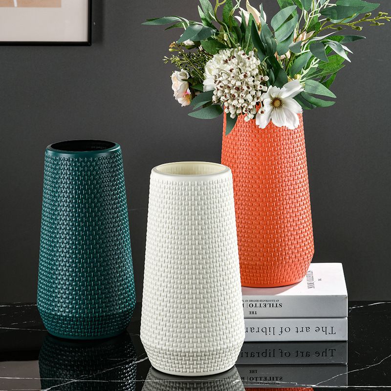 Texturierte Gewebte Dekorative Vase Brehn