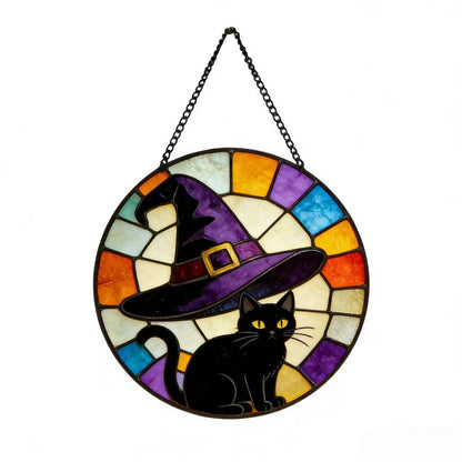 Dekorative Totenkopf Buntglas Wandkunst Brehn