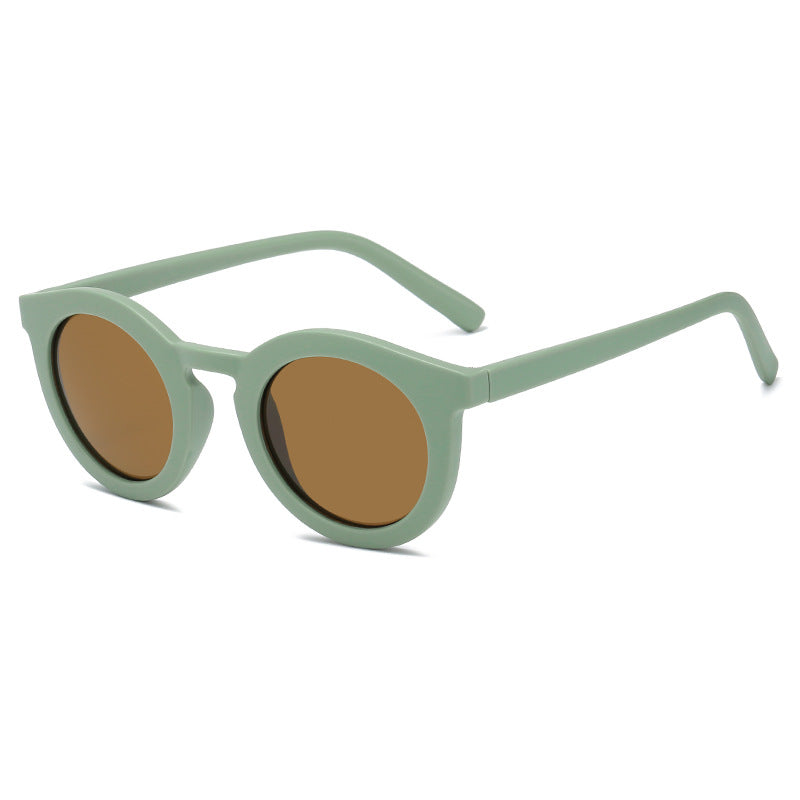 Damen runde Sonnenbrille mit modischem Design und UV-Schutz Brehn