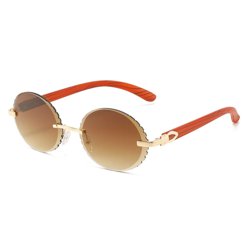 Runde Rahmen Mode Sonnenbrille Brehn