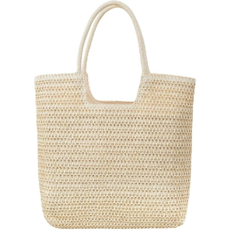 Strukturiertes Makramee Shopper Brehn