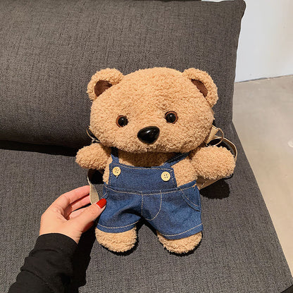 Plüsch Teddy Bear Umhängetasche