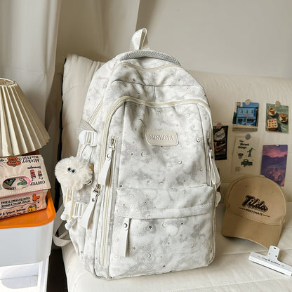 Trendige Sterne und Monde Muster Rucksack Brehn