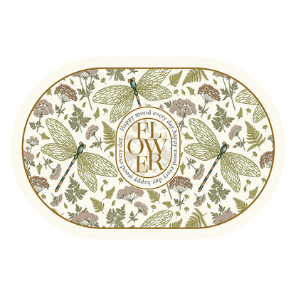 Blumenmuster Dekorativer Bodenmatte
