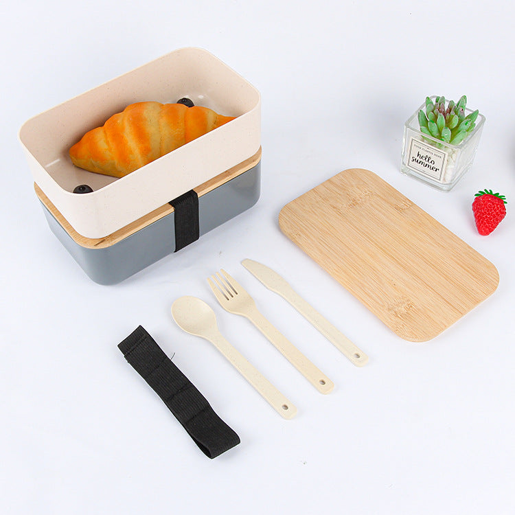 ECO-FRIENDLY BENTO SPEICHERBOX MIT BESTECK