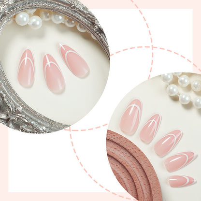 Premium Glänzende Press-On Nagelset