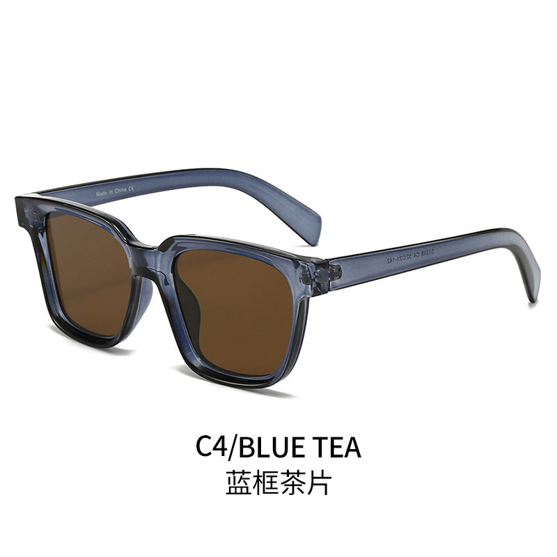 Damen elegante quadratische Sonnenbrille mit UV-Schutz und stabilem Rahmen Brehn