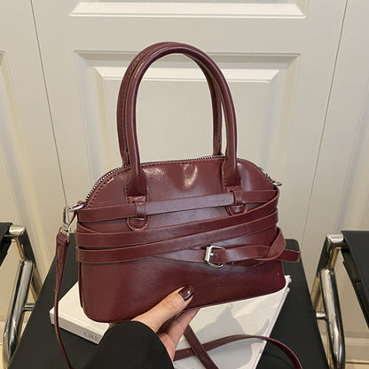 Strukturierte Mini-Handtasche