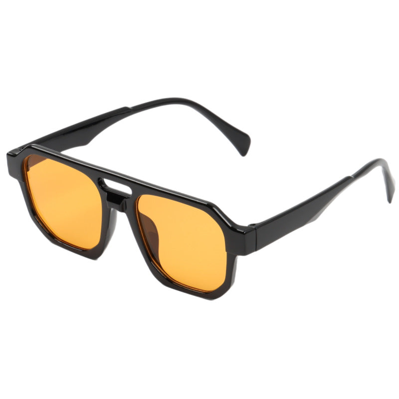 Damen moderne oversized Sonnenbrille mit eckigem Design Brehn
