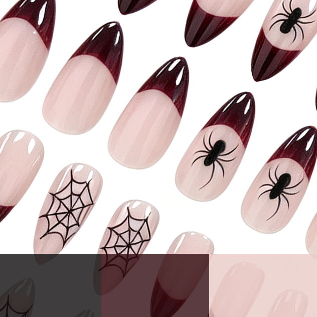 Halloween Kürbis und Spinne Nagelkunst Brehn