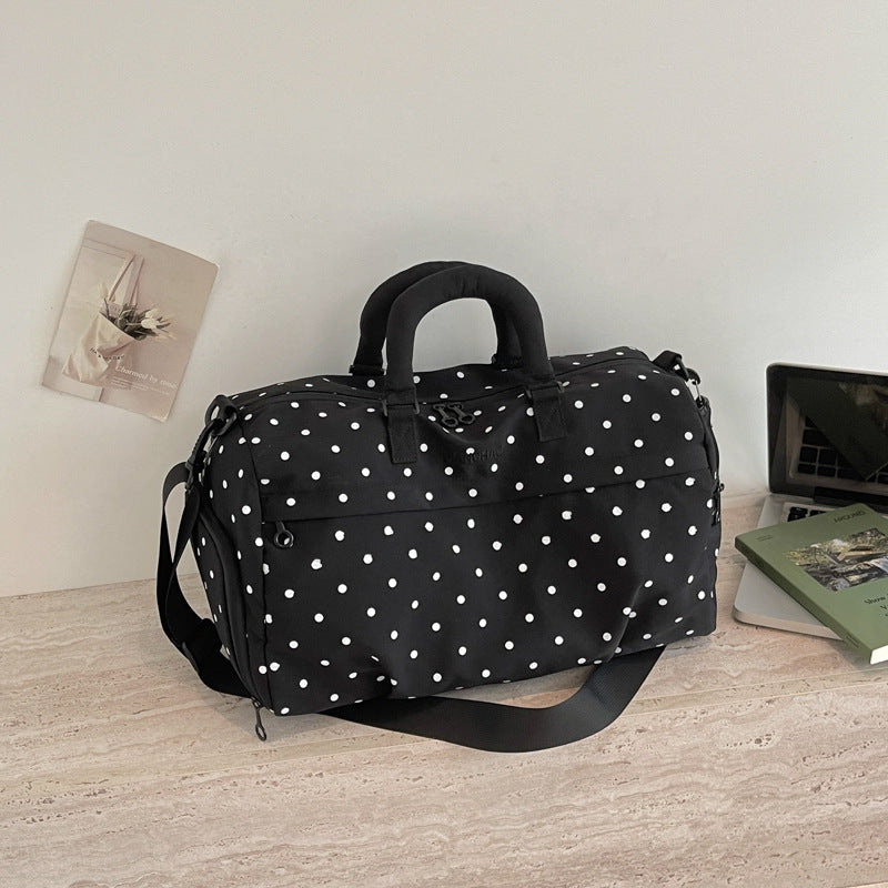 Stylische Punktedruck Reise-Duffel