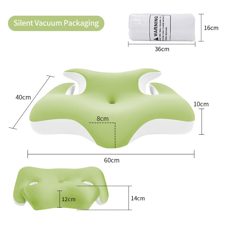 Ergonomisches Nacken- Und Schulterschlafkissen Mit Kühlender Gel-Oberfläche Brehn