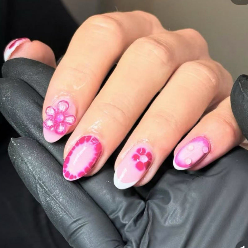 Premium Press-On Nail Set mit dekorativen Akzenten Brehn