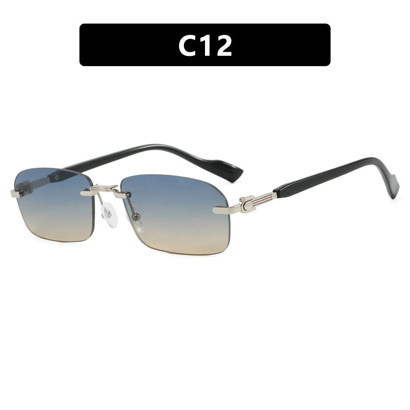 Damen Sonnenbrille mit elegantem Metallrahmen und stilvollen Holzdetails Brehn