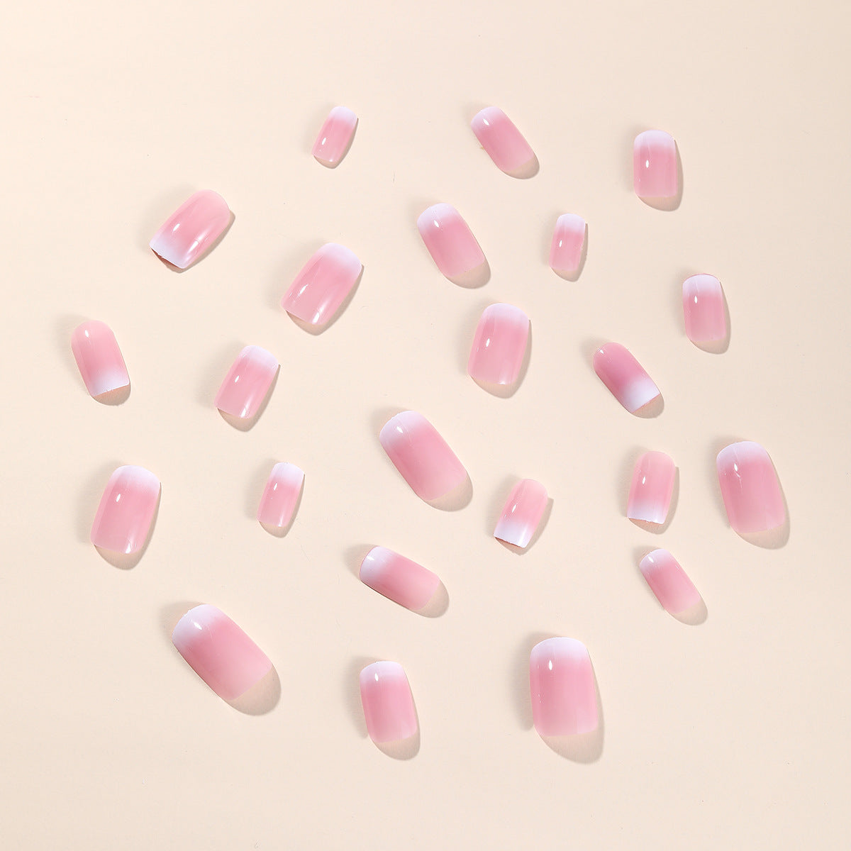 Glänzende Ombre Nagelkunst Erweiterungen Brehn
