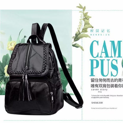 Frauen Elegante Leder Rucksack Brehn