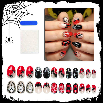 Halloween Kunstnagelset für kreative Nagelgestaltung Brehn