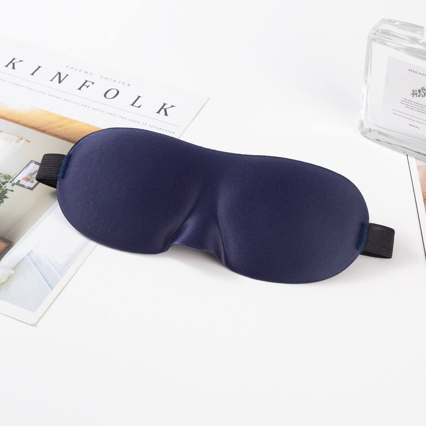 Unisex nan anatomisch geformte Schlafmaske mit geformten Augenmulden, leichtem Schaumkern und elastischem Komfortband Brehn